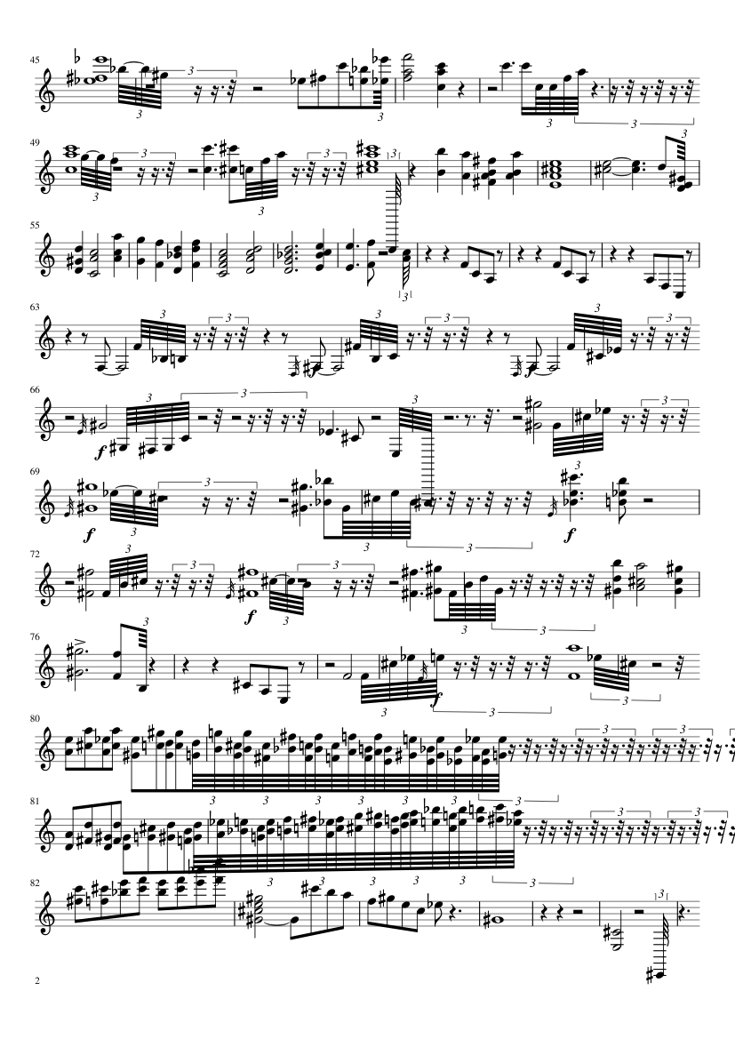 Prélude No. 25 Opus 45 in C♯ Minor slide, Image 2
