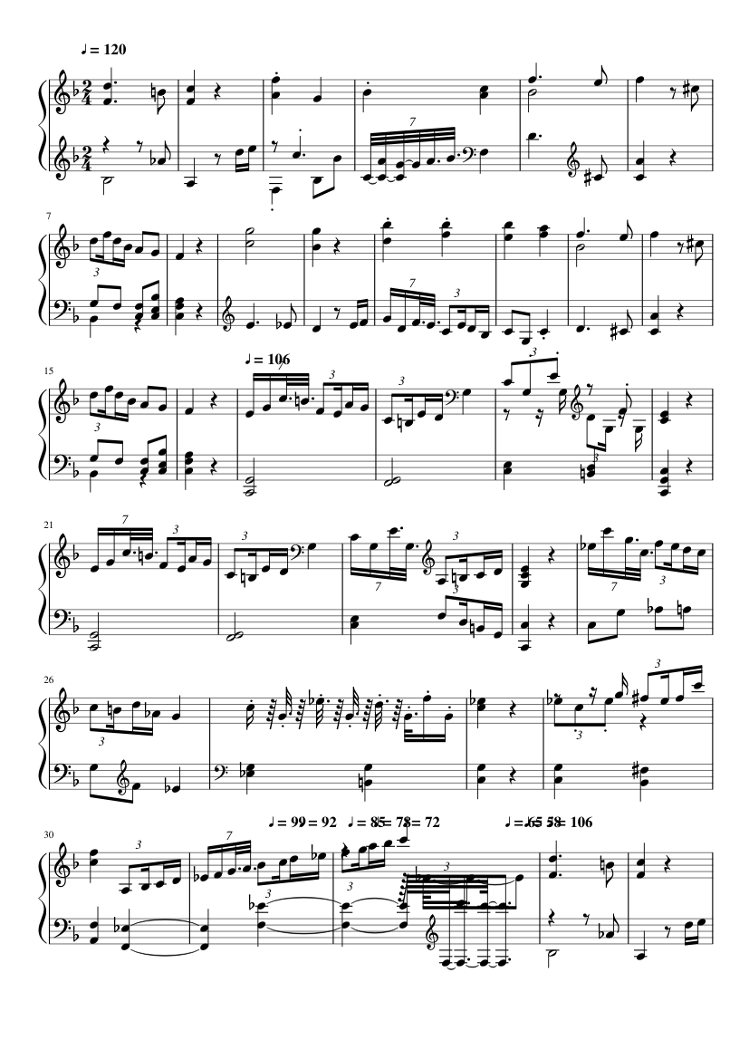 Sonatine in F slide, Image 1