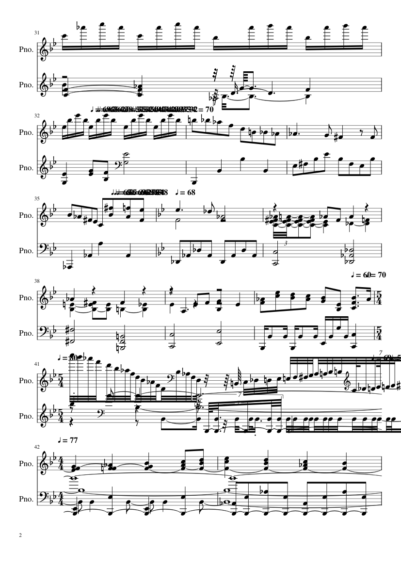 Nocturne nr. 3 for piano slide, Image 2