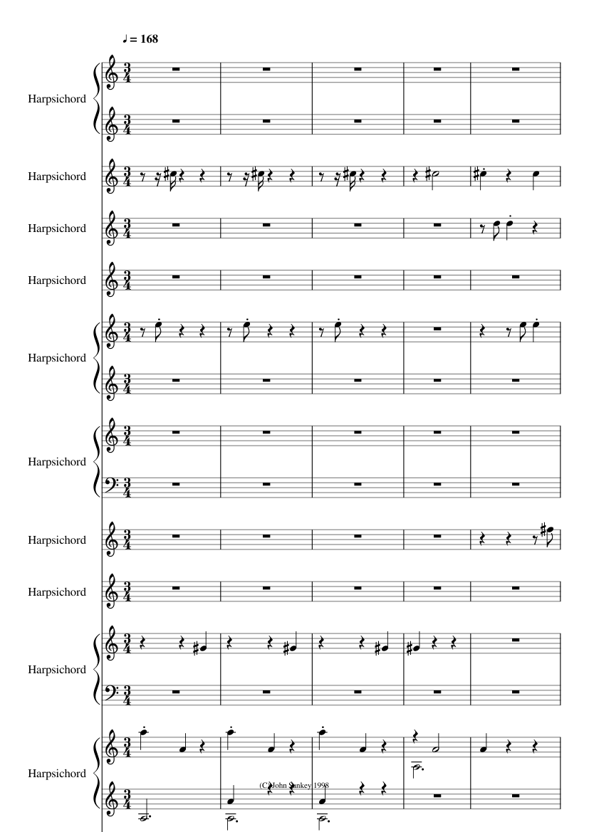 Keyboard Sonatas, Kirkpatrick Catalogue 101-150 slide, Image 1