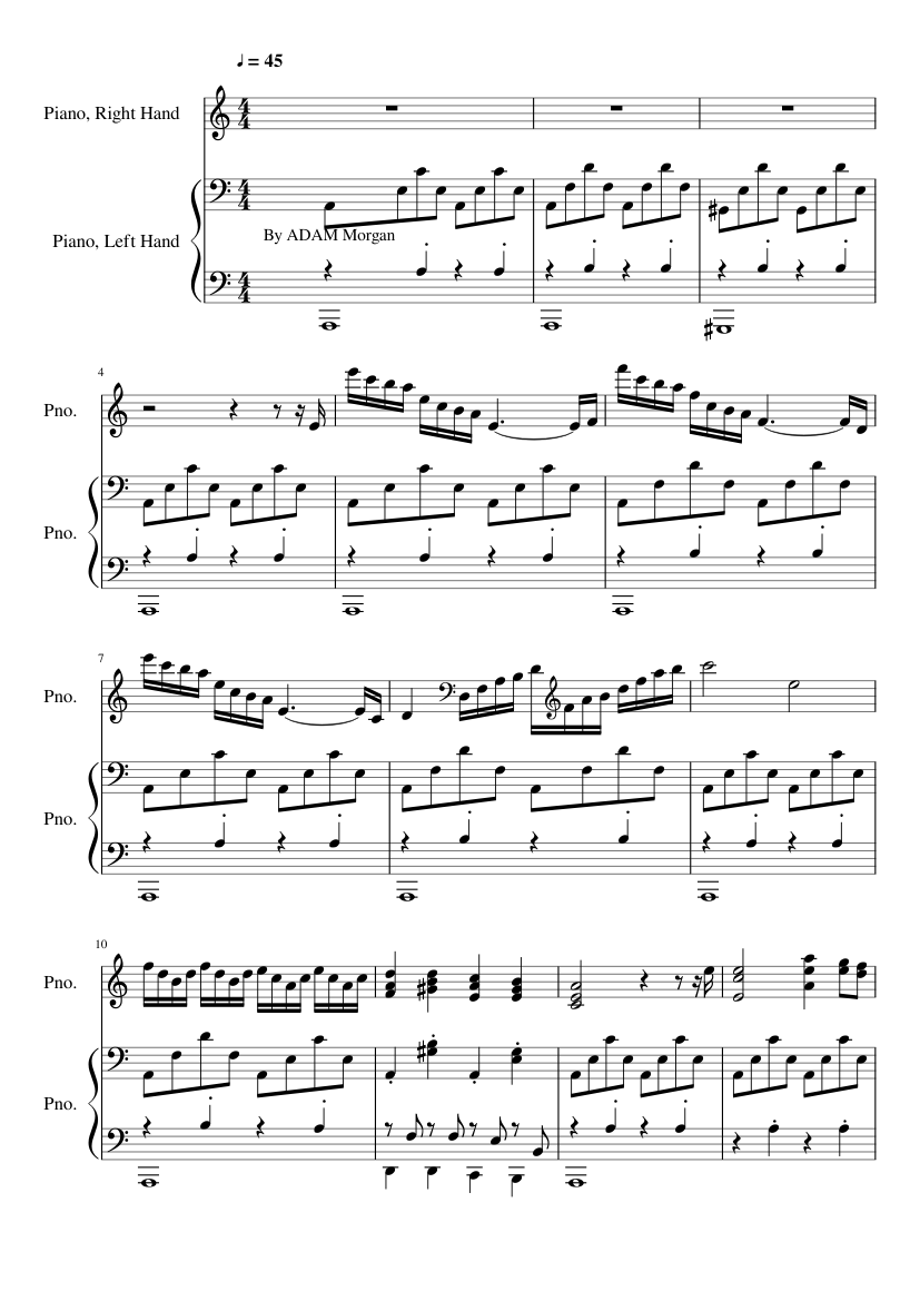 Etude 1 pour Piano slide, Image 1