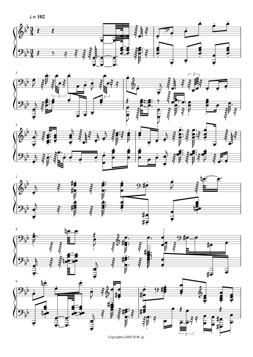 Prelude in G major slide, Image 1
