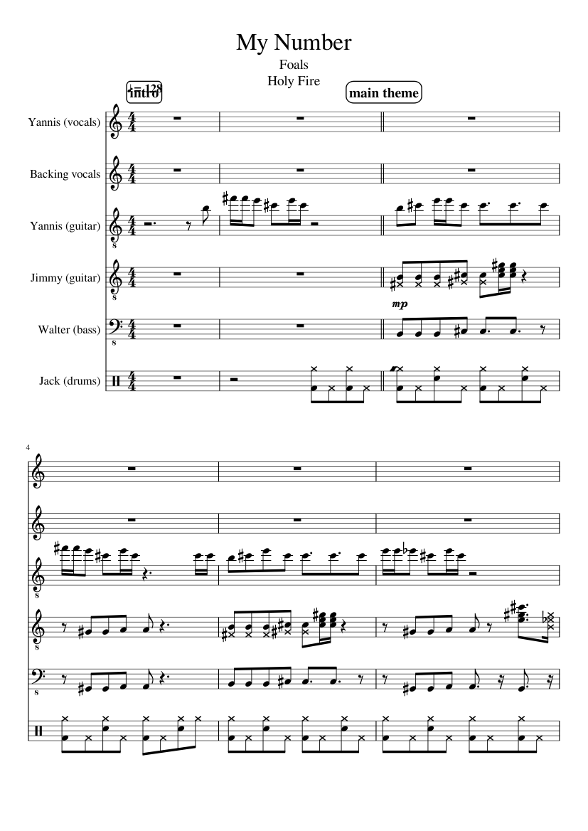 My Number slide, Image 1