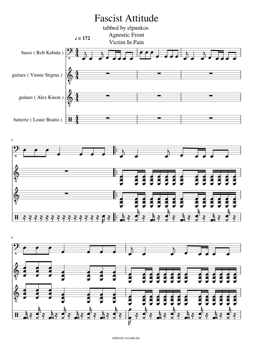 Fascist Attitude slide, Image 1