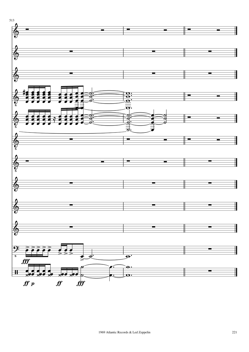Led Zeppelin 1 A-side slide, Image 221