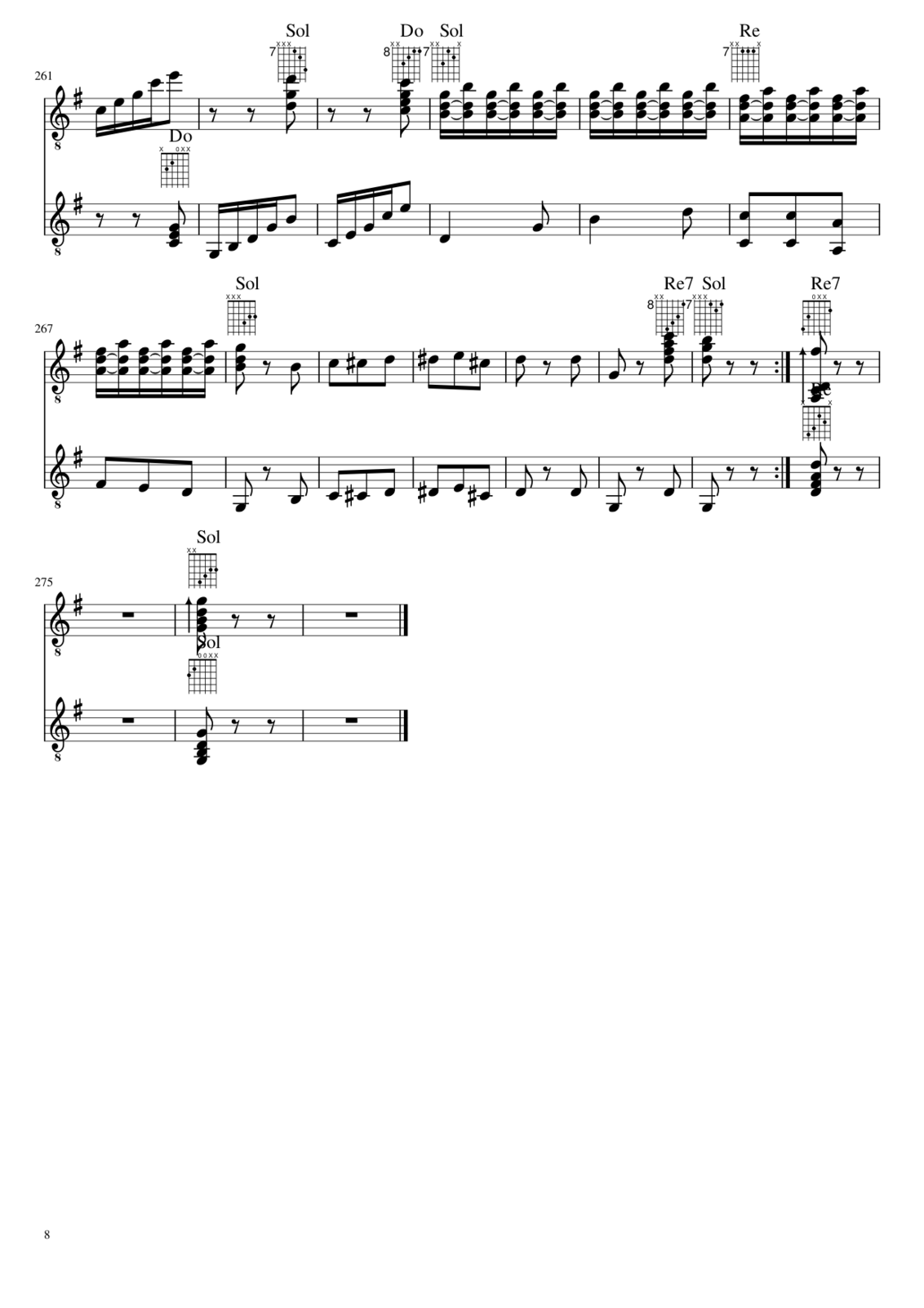 Sonata n. 5 in Sol Maggiore - Presto slide, Image 8