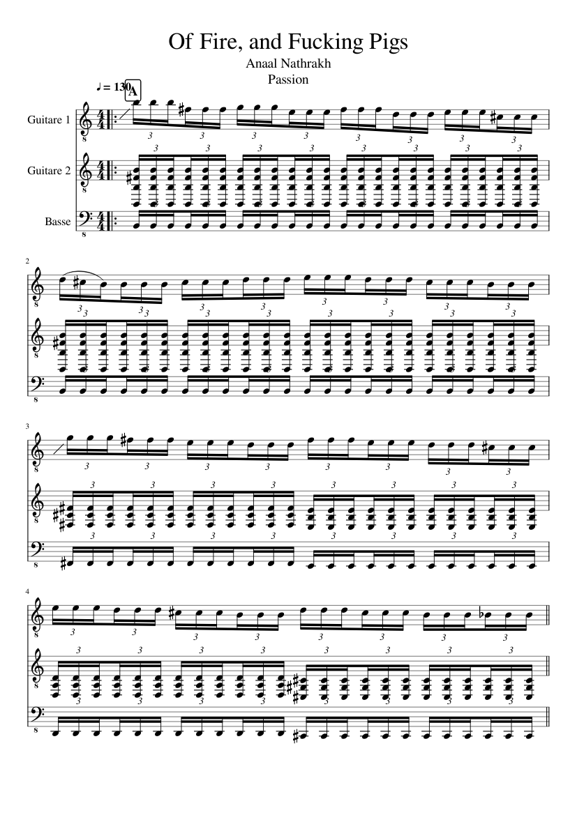 Of Fire And Fucking Pigs slide, Image 1