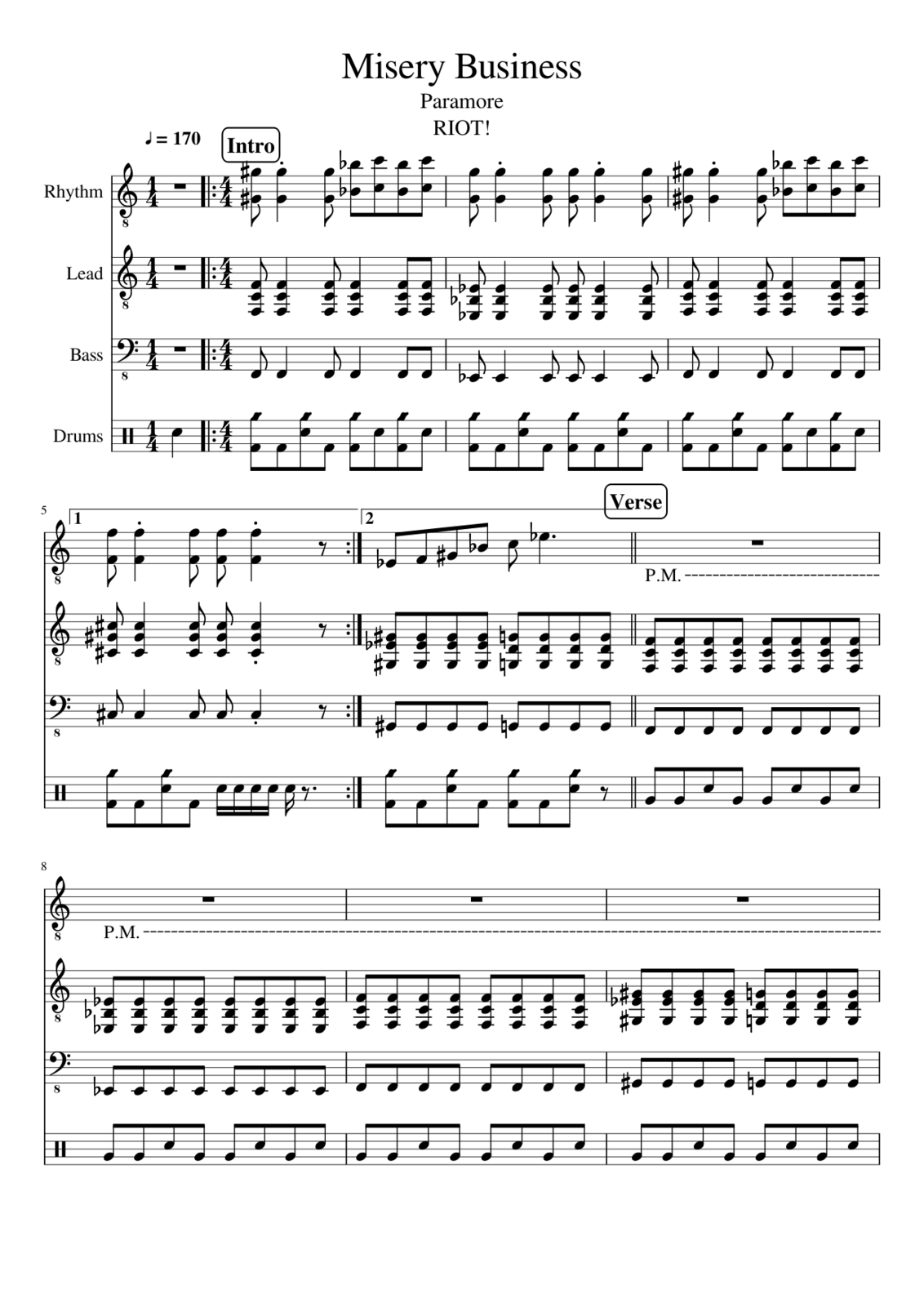 Misery Business slide, Image 1