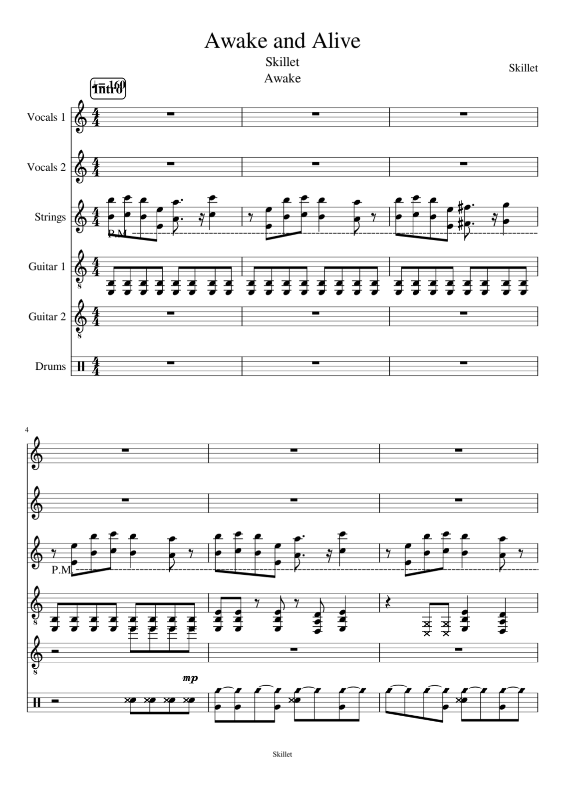 Awake And Alive slide, Image 1