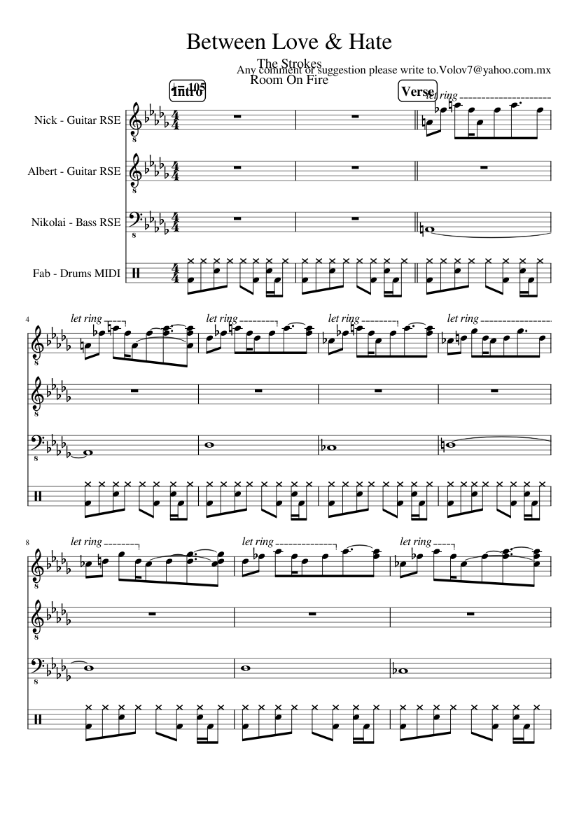 Between Love And Hate slide, Image 1