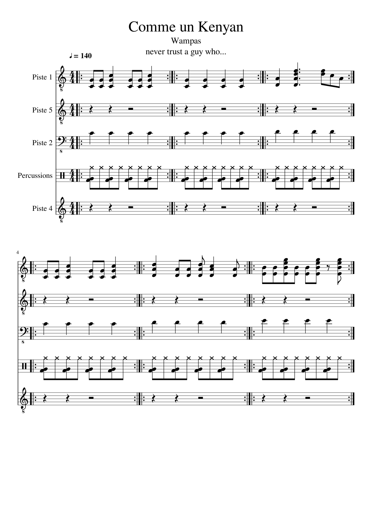 Comme Un Kenyan slide, Image 1