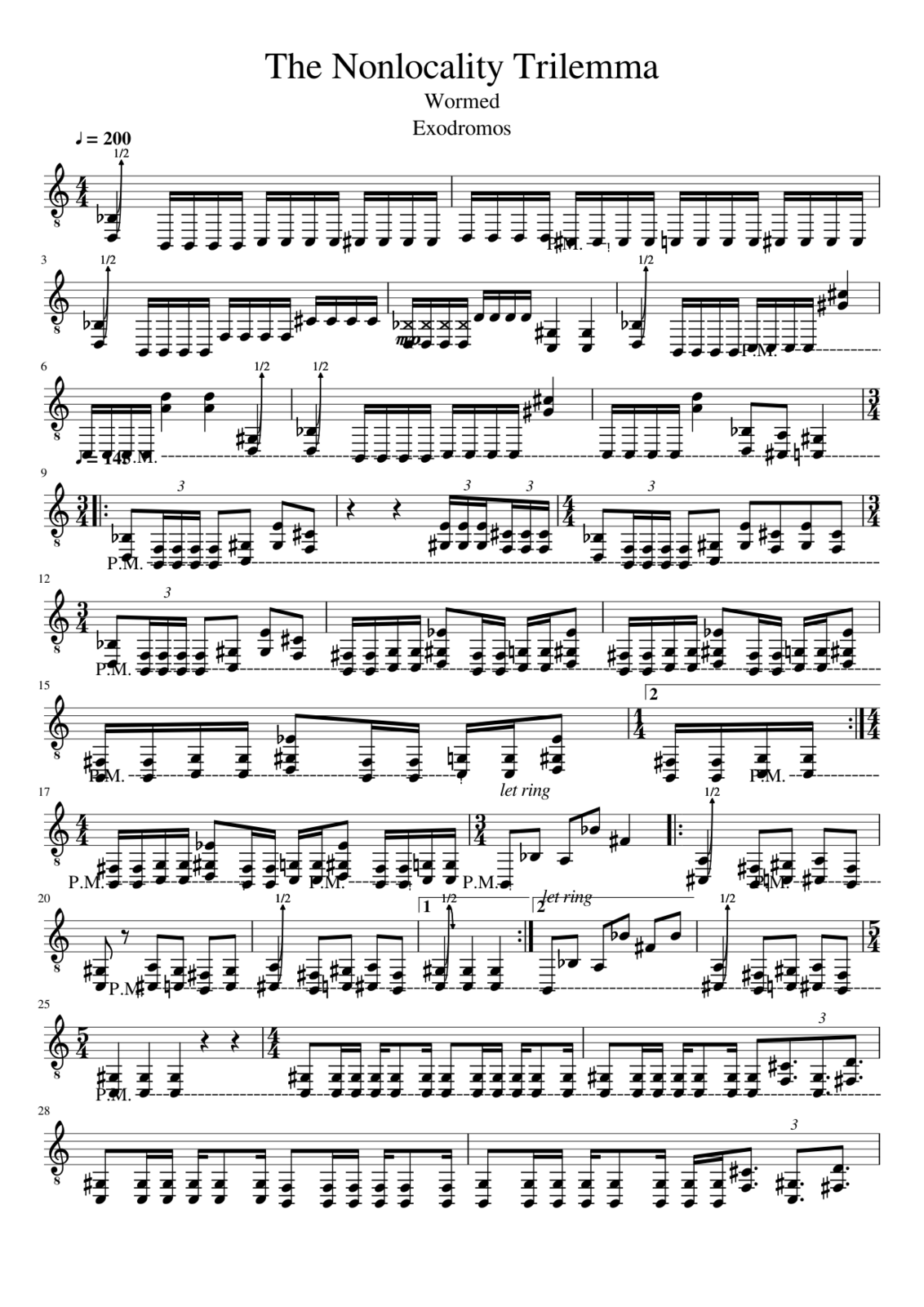The Nonlocality Trilemma slide, Image 1