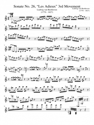 Click me to view sheet: Sonate No. 26, “Les Adieux” 3rd Movement