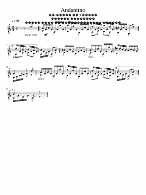 Click me to view sheet: Andantino From 3 Part in C-dur