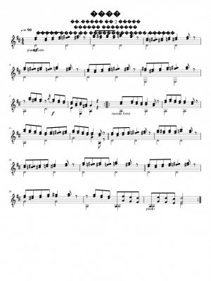 Click me to view sheet: Etude From 2 Part in D-dur