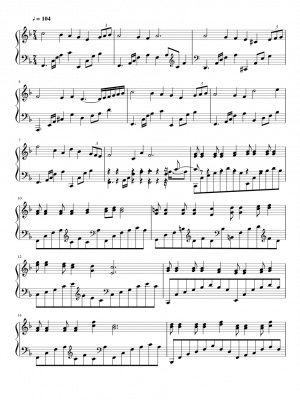 Click me to view sheet: The Habanera Unsquared for Piano Solo