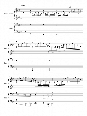 Click me to view sheet: Nocturne nr. 1 for piano