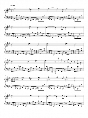 Click me to view sheet: Nocturne No. 5 in B flat Major