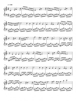 Click me to view sheet: Etude in C-Major