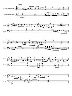 Click me to view sheet: Praeludium Nr. 2 - BWV 940