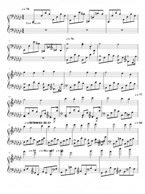 Click me to view sheet: Nocturne No. 2 in B flat minor