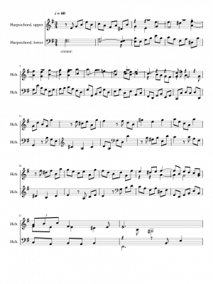 Click me to view sheet: Praeludium Nr. 3 - BWV 941
