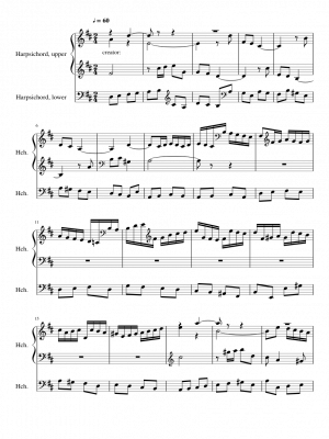Click me to view sheet: Praeludium Nr. 4 - BWV 936