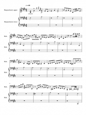 Click me to view sheet: Suite BWV 1006a - 3. Gavotte en Rondeau