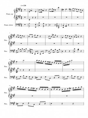 Click me to view sheet: Sonate Opus KV 331 - Menuetto