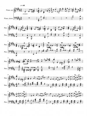 Click me to view sheet: Mazurka: Op. 33, No. 1