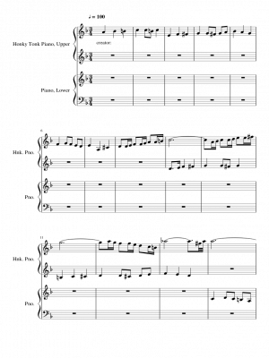 Click me to view sheet: Chromatic Fantasy and Fugue, BWV 903 (Fugue)