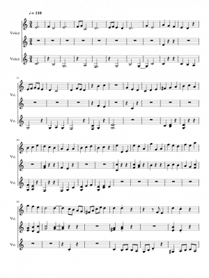 Click me to view sheet: Chaconne BWV 1004 / Second Theme Excerpt
