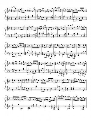 Click me to view sheet: Six Variations on An Allegretto, K. 54