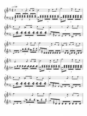 Click me to view sheet: Song Without Words In E-Flat Major, Op. 53, No. 2