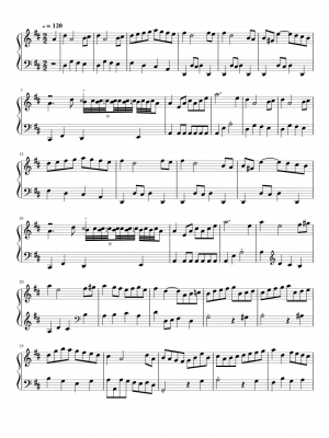 Click me to view sheet: March In D Major, BWV App. 122