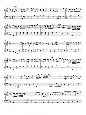 Click me to view sheet: March In E Flat Major, BWV App. 124