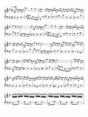 Click me to view sheet: Minuet I, BWV 813