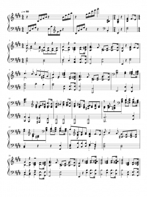 Click me to view sheet: Song Without Words In E Major, Op. 30, No. 3