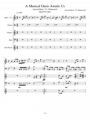 Click me to view sheet: A Musical Oasis Awaits Us