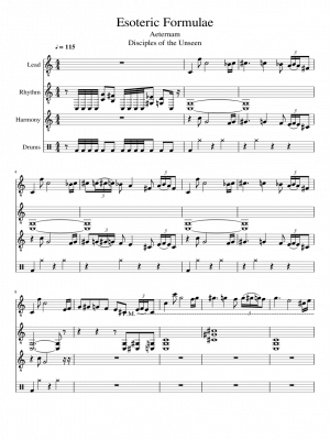 Click me to view sheet: Esoteric Formulae