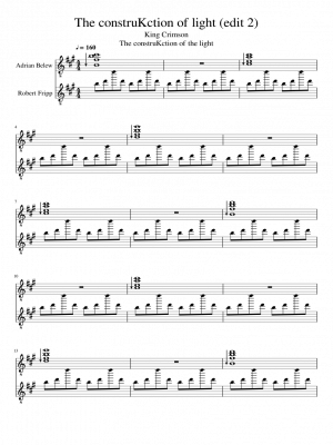 Click me to view sheet: The Construkction Of Light Part 2