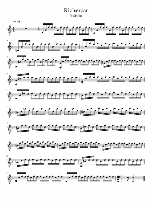 Click me to view sheet: Ricercar