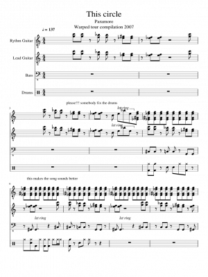 Click me to view sheet: This Circle