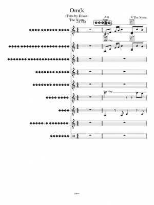 Click me to view sheet: Om(k