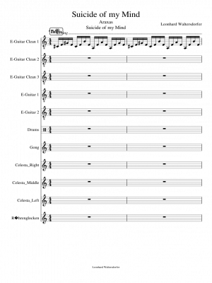 Click me to view sheet: Suicide Of My Mind