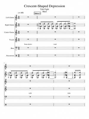 Click me to view sheet: Crescent-shaped Depression