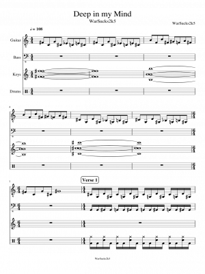 Click me to view sheet: Deep In My Mind