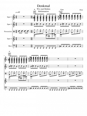 Click me to view sheet: Denkmal