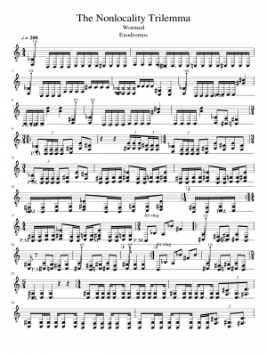Click me to view sheet: The Nonlocality Trilemma