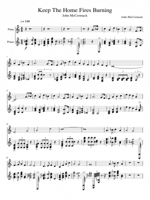 Click me to view sheet: Keep The Home Fires Burning